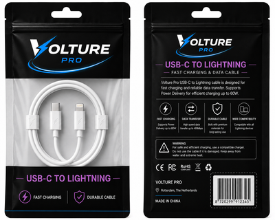 Volture Pro USB-C to Lightning Cable (braided)