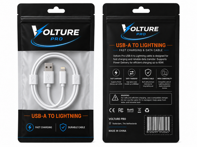 Volture Pro USB-A to Lightning Cable (braided)