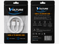 Volture Pro USB-A to Micro USB Cable (braided)
